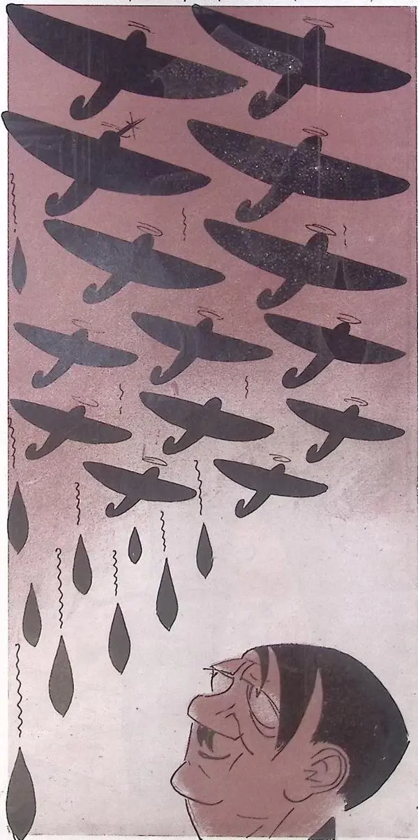 Wanneer zijn de spotprenten over Hitler gemaakt?